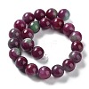 Dyed Natural Malaysia Jade Beads Strands G-G021-01B-05-3