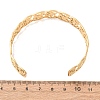 304 Stainless Steel Cuff Bangles for Women BJEW-C155-01A-G-5