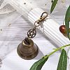 Iron Bell Pendant Decoration HJEW-JM02277-2