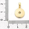 Brass Micro Pave Cubic Zirconia Pendents KK-M303-01G-03-3