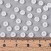 Transparent Frosted Colours Glass Seed Beads SEED-T007-12A-4
