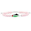 Palestine Map 304 Stainless Steel Enamel Link Bracelets FS-WGEA228-20-1