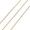 10M Brass Coffee Bean Chains CHC-L052-01A-G-1