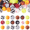 Handmade 8 Ball Polymer Clay Beads CLAY-TA0001-84B-1