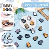 6 Colors Plastic Beads FIND-HS0001-05-4