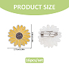 16Pcs Platinum Enamel Pin JEWB-FH0003-17-2