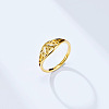 Hollow Out Trinity Knot 304 Stainless Steel Finger Rings FS-WG0AD95-06-2