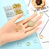 80Pcs Tibetan Style Alloy Bead Frame TIBE-YW0001-78-4