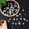 100Pcs 5 Style Transparent Frosted Acrylic Beads FACR-PJ0001-02-7