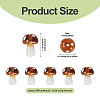 1Strand Handmade Lampwork Beads Strands LAMP-TA0001-84H-2