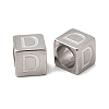 304 Stainless Steel European Beads STAS-D382-02D-P-1