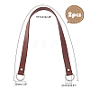  2Pcs PU Leather Shoulder Strap FIND-PH0003-60B-4