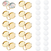 10Pcs 304 Stainless Steel Open Cuff Ring Findings DIY-HS0002-21A-1