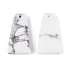 Natural Howlite Pendants G-Q601-10F-2
