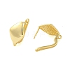 Brass Hoop Earrings Findings KK-B089-41G-2