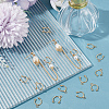 8 Pairs Brass Ear Cuff Findings KK-BBC0009-74-4