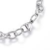 Tarnish Resistant 304 Stainless Steel Charm Bracelets BJEW-G544-05P-5