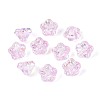 Electroplate Transparent Glass Beads Strands EGLA-N055-03A-09-1
