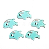 Ocean Theme Opaque Resin Cabochons OCEA-PW0001-76D-1