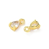 Brass Micro Pave Cubic Zirconia Pendants KK-D386-11G-2