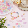 100Pcs Luminous Transparent Acrylic Beads OACR-PA0002-04-4