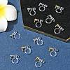 12Pcs 2 Colors 304 Stainless Steel and Plastic Clip-on Earring Findings KY-FS0001-28-8