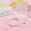50Pcs 5 Colors Handmade Porcelain Beads PORC-TADJ0001-06A-6