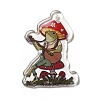 Printed Transparent Acrylic Pendants LS-MACR-G059-11F-1