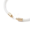 3MM Round Nylon Twisted Cord Slider Bracelet Making AJEW-JB01467-3
