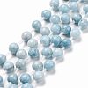 Natural Celestite/Celestine Beads Strands G-I203-A-8mm-1