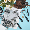 16Pcs Stainless Steel Hammer TOOL-GO0001-18-4
