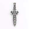 304 Stainless Steel Big Pendants STAS-F163-34AS-1