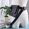 Rectangle PU Leather Medieval Waist Belt Bag with 2Pcs Glass Potion Bottles AJEW-WH0696-575B-4