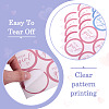 10 Sheets Paper Self Adhesive Stickers STIC-TA0002-07-4