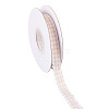 10 Yards Flat Polycotton(Polyester Cotton) Ribbon OCOR-TAC0030-01B-12