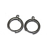 Brass Huggie Hoop Earring Findings LS-PALLOY-F249-19B-1