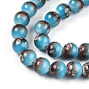 Baking Paint Glass Beads Strands DGLA-N008-10mm-07-4