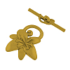 Tibetan Style Alloy Flower Toggle Clasps TIBE-2024-AG-FF-1