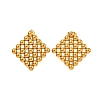 304 Stainless Steel Stud Earrings for Women LS-EJEW-Z058-01G-02-1