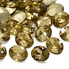 Faceted Oval Glass Pointed Back Rhinestone Cabochons RGLA-A010-8x10mm-S20-1