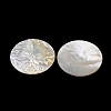 Natural White Shell Carved Cabochons SHEL-G024-01C-2