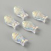 Handmade Lampwork Fish Beads LAMP-CJC0001-03-2