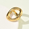 Adjustable 304 Stainless Steel Cuff Open Rings for Women RJEW-Z122-03G-03-3