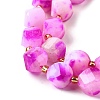 Natural Quartz Dyed Beads Strands G-U023-A02-09-4