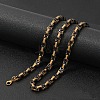 Titanium Steel Byzantine Chains Necklaces for Men FS-WG56795-97-1