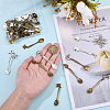 32Pcs 8 Styles Alloy Coffee Tea Spoon PALLOY-DR00002-3