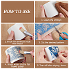 8Sheets 8 Styles Paper Ceramic Decals CELT-GF0001-03-6