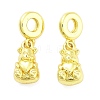 Rack Plating Brass European Dangle Charms KK-NH0001-13G-1