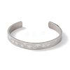 Non-Tarnish 304 Stainless Steel Star Cuff Bangles BJEW-F464-P-02-1