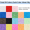 180G 18 Colors Handmade Polymer Clay Sprinkles CLAY-SC0002-11-2